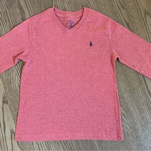 Polo by Ralph Lauren Kids Long Sleeve Pink Tee